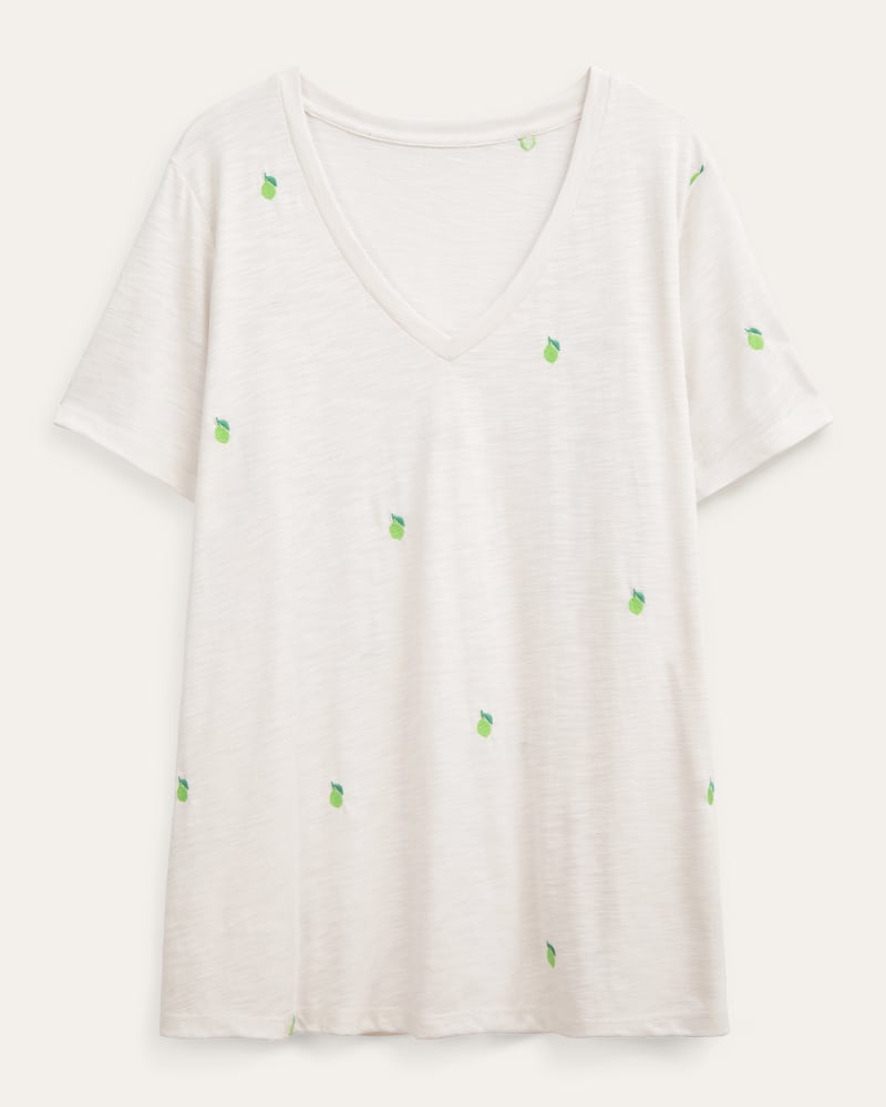 Front of plus size Kyle Embroidered Short Sleeve Tee by Meri Skye | Dia&Co | dia_product_style_image_id:197241